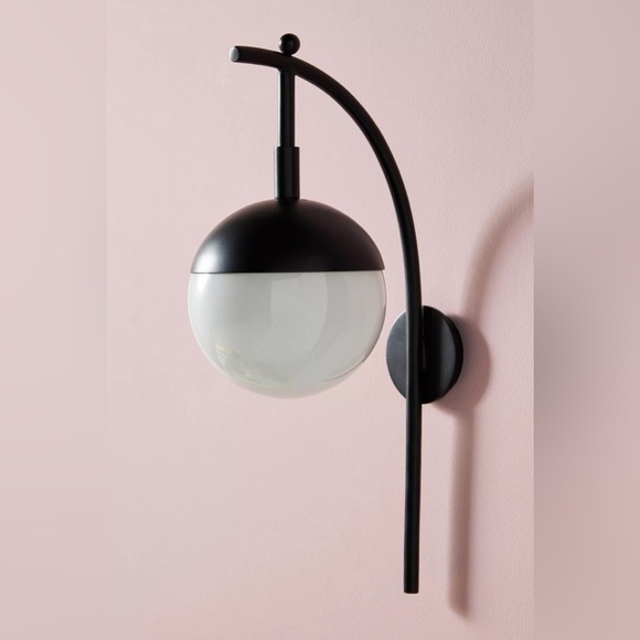 ANTHROPOLOGIE Amelia Sconce in Matte Black - Picture 5 of 16